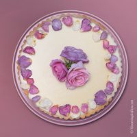 rozen-chocoladetaartje